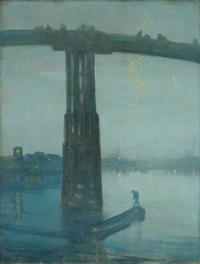 Nocturne: Blue and Gold - Old Battersea Bridge James Abbott McNeill Whistler